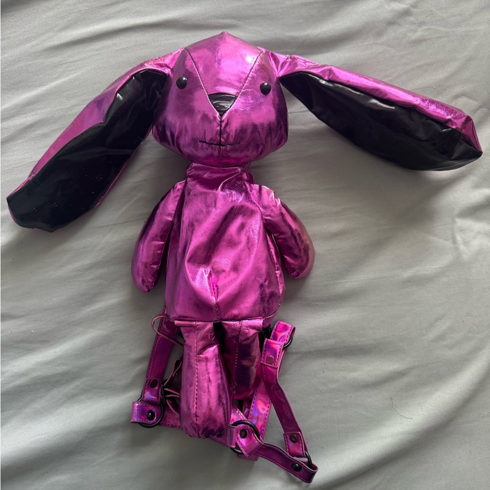Dollskill club exx metallic bunny backpack